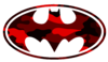Batman Logo Red Cut Image